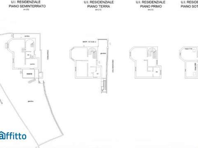 Villa arredata con terrazzo Pegli multedo
