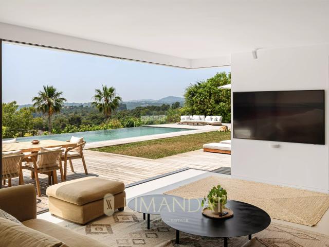 Villa avec vue mer panoramique – Domaine sécurisé 4 chambres