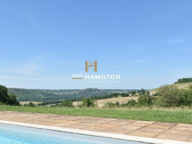 Villa Avec Vue Sur Cordes Sur Ciel Garage, Piscine Et Pige. 217m² Cordes sur Ciel