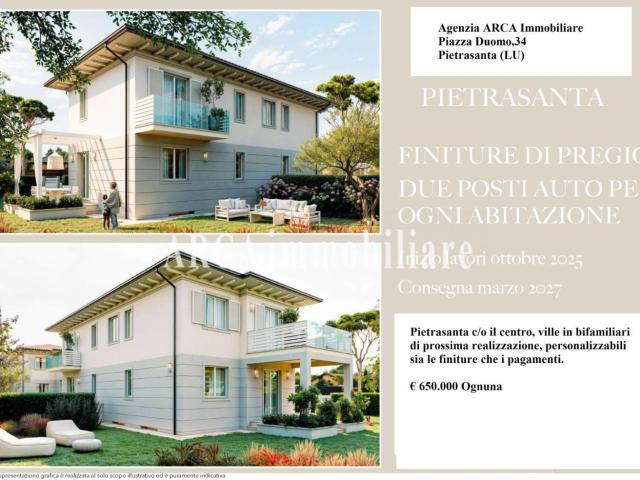 Villa Bifamiliare con giardino a Pietrasanta
