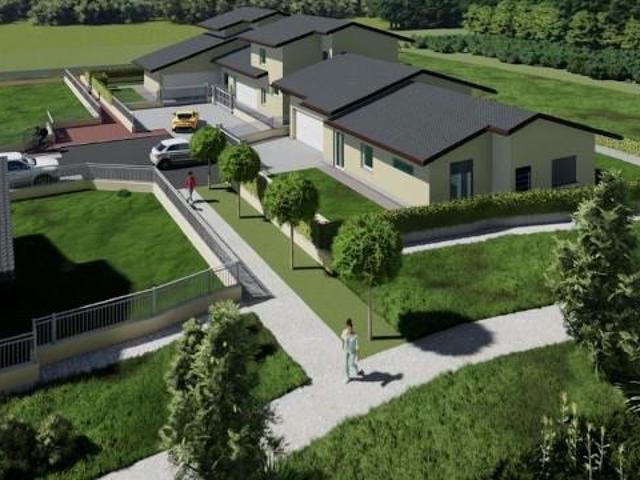 Villa Bifamiliare con giardino in via donizetti, Chignolo d'Isola