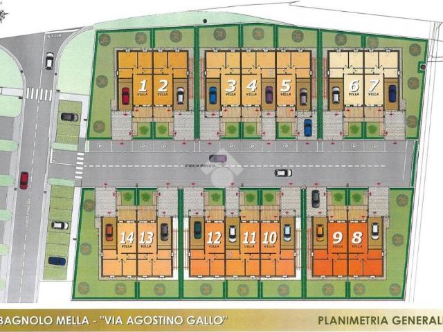 Villa bifamiliare in vendita a Bagnolo Mella via Agostino Gallo, 1