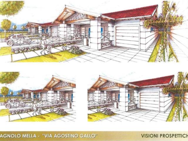 Villa bifamiliare in vendita a Bagnolo Mella via Agostino Gallo, 1