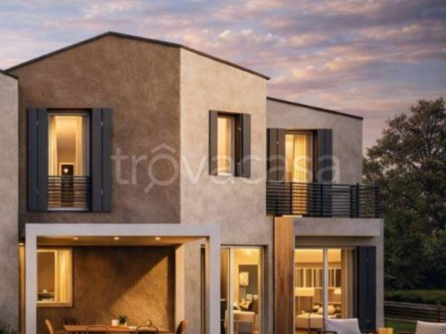 Villa bifamiliare in vendita a Ferrara via delle Statue, Malborghetto di Boara