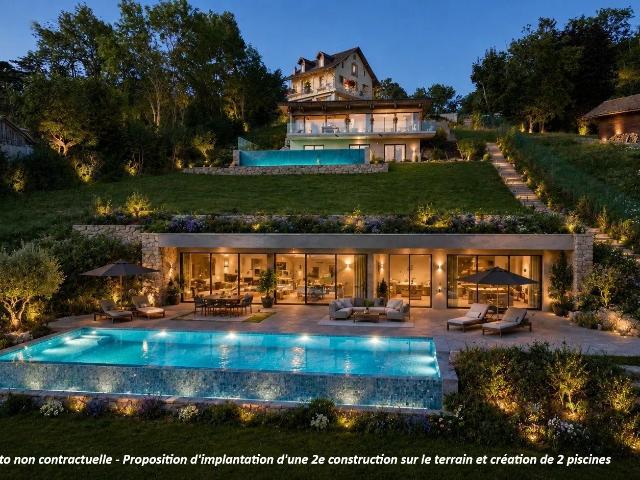 Villa contemporaine avec vue imprenable sur le lac 191m² Annecy
