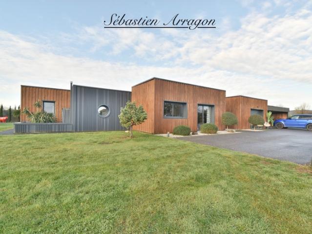 Villa contemporaine d’architecte avec piscine Art de vivre à la campagne, en Lot et Garonne GRANGES SUR LOT 47