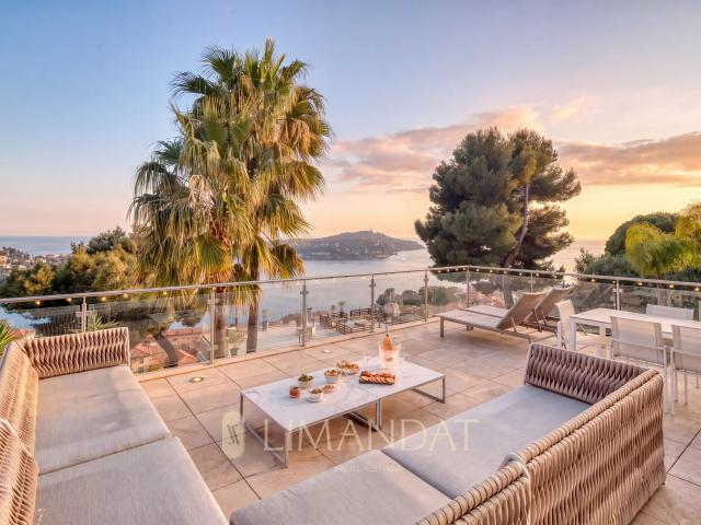 Villa Contemporaine – Vue Mer Époustouflante – Cap Ferrat & Villefranche sur Mer
