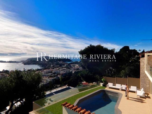 Villa Contemporaine Vue Mer Piscine 183m² Beaulieu sur Mer