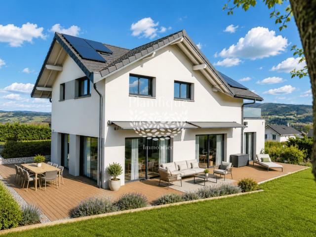 Villa contemporaine 149 m2 | Piscine chauffée | Vue Alpes