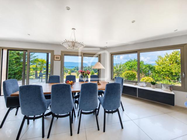 Villa contemporaine 170 m2 Vue lac panoramique Chens sur Léman