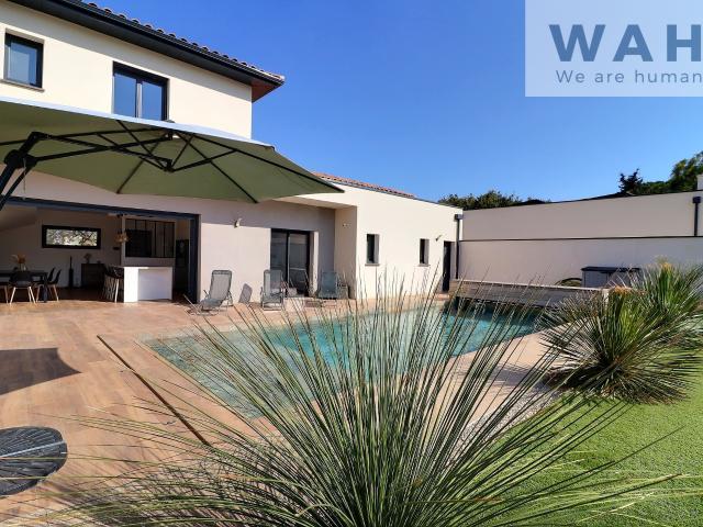 VILLA CONTEMPORAINE 6 PIÈCES PISCINE DOUBLE GARAGE