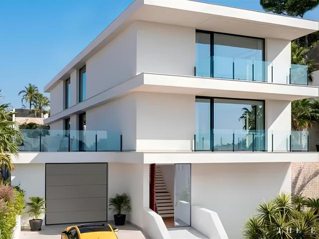 Villa Contemporánea de un Solo Nivel con Piscina Privada, Te. 201m² Benidorm