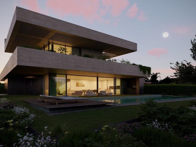 Villa contemporânea de 4 quartos em Monte Lemos, Praia da Lu. 240m² Luz
