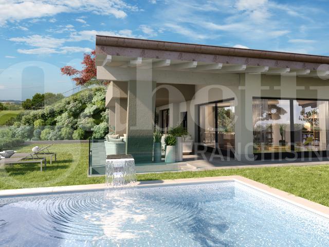 Villa con giardino a Trescore Balneario