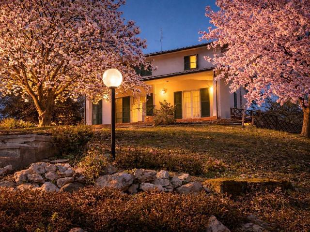 Villa con giardino a Montescano