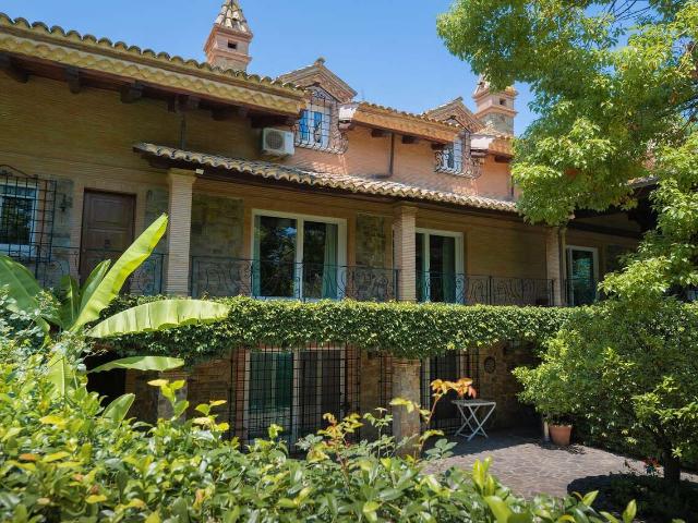 Villa con giardino in via della giustiniana, Roma