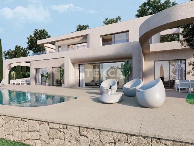 Villa con vistas al Montgó y al mar cerca de servicios en Jávea