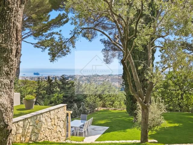 Villa d’Exception à Mougins – Vue Mer Panoramique 372m² Mougins