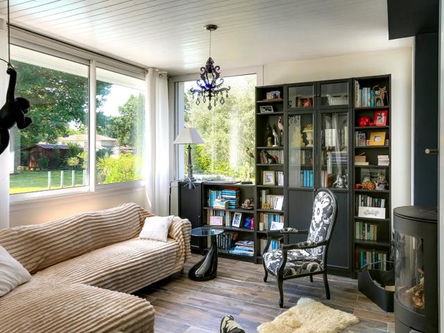 Villa d'architecte lumineuse avec piscine et jardin arboré 195m² Labatut