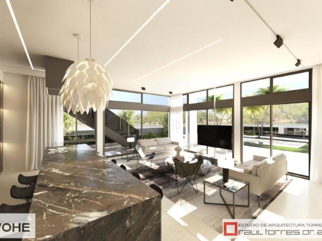 Villa de 5 habitaciones en primera línea en el lago Santa Ro. 0m² Dolores de Pacheco