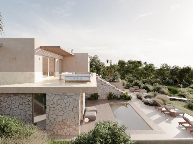 Villa de diseño contemporáneo rodeada de naturaleza en El Cuartón, Tarifa