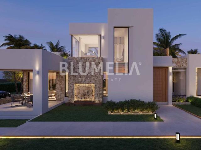 Villa de lujo de estilo Ibizenco con vistas al mar en venta. 245m² Jávea Xabia