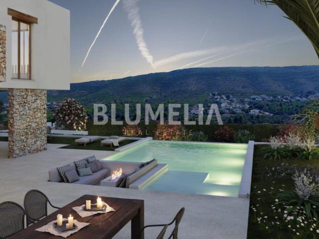 Villa de lujo de estilo ibizenco con vistas al valle en vent. 335m² Jávea Xabia