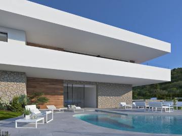 Villa de lujo de estilo moderno, distribuida en 2 plantas y. 613m² Benitachell