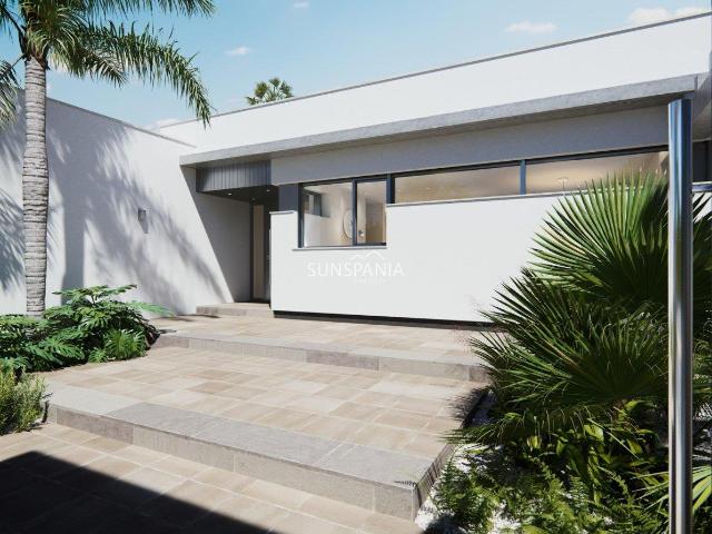 VILLA DE OBRA NUEVA EN UNA PLANTA Tres exclusivas villas en. 217m² San Javier