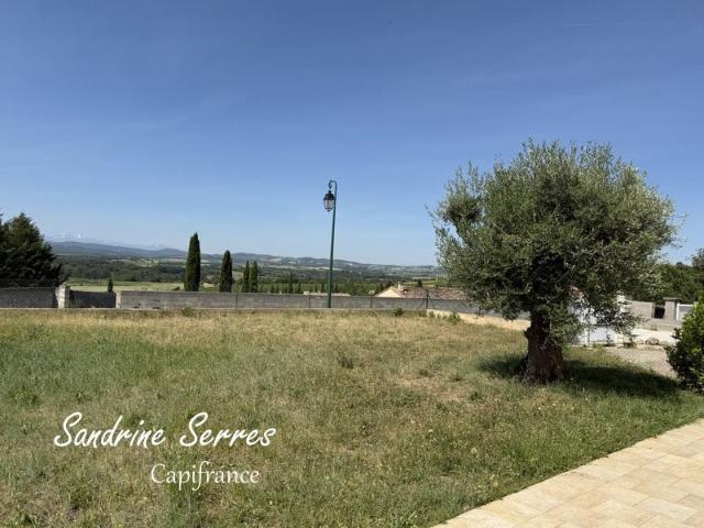 Villa de plain pied avec vue sur les Pyrénées 105m² Malviès