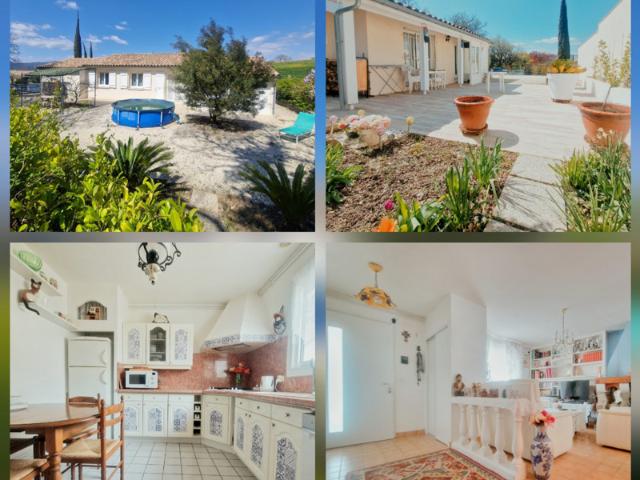 Villa de Plain pied 4 chambres, garage, terrasses