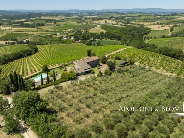 Villa del Xvii Secolo con Uliveto e Piscina Castellina in. 677m² Castellina in Chianti