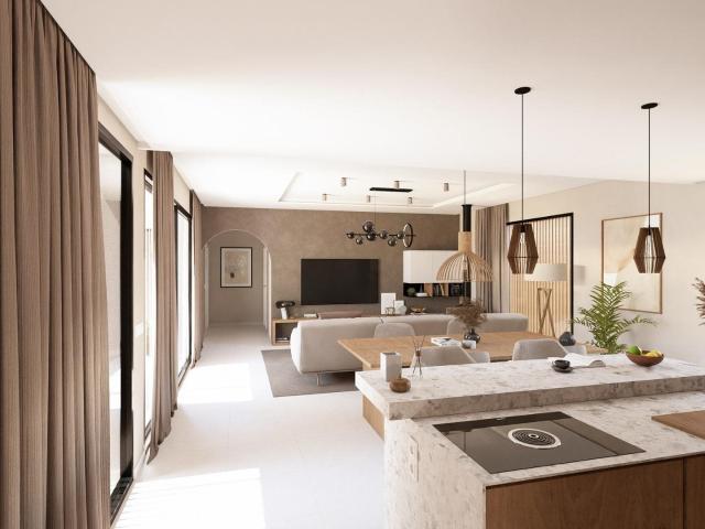 Villa en una planta con 2 dormitorios y piscina privada en g. 143m² Baños y Mendigo