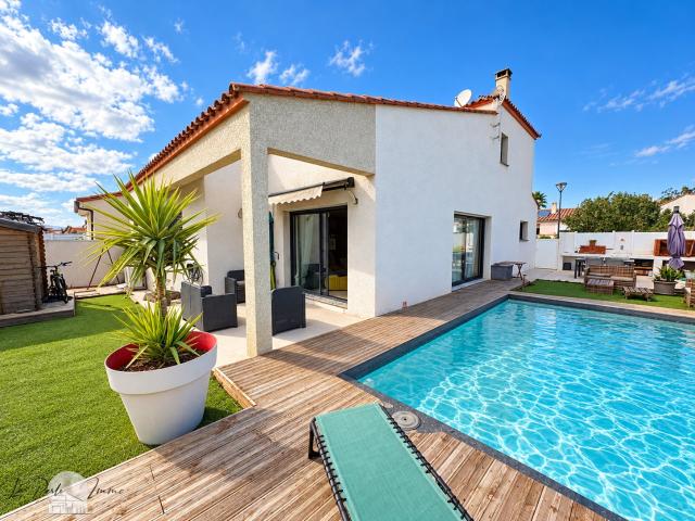 VILLA F5 175 m2 avec piscine 175m² Latour Bas Elne