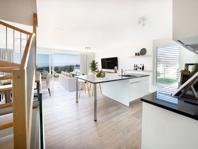 Villa familiale contemporaine avec vue panoramique sur le Léman – Aran