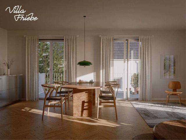Villa Friebe in Markkleeberg 4 Raum WE Exklusiv und lichtdurchflutet mit Terrasse und Balkon