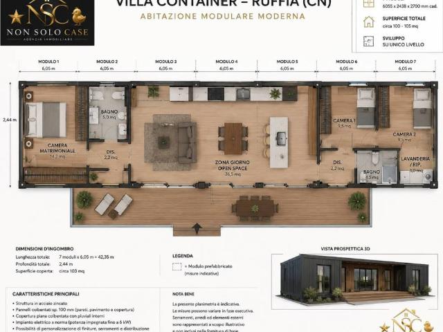 Villa in vendita a Ruffia CN