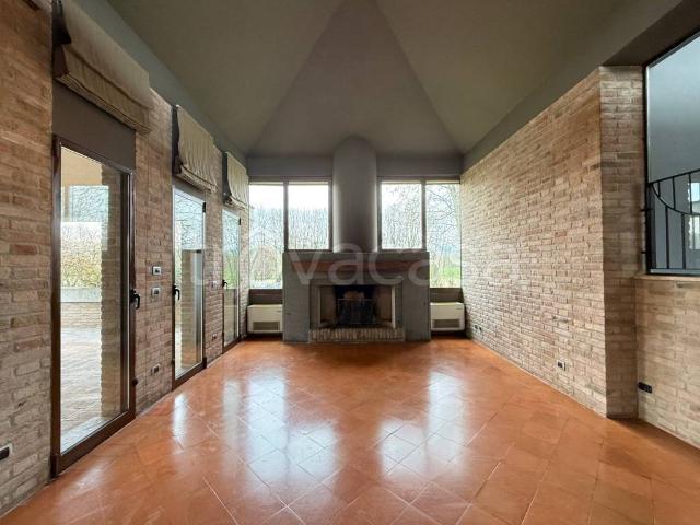 Villa in affitto a Lesignano de' Bagni via Bassetta, giardino privato, box, caminetto TrovaCasa
