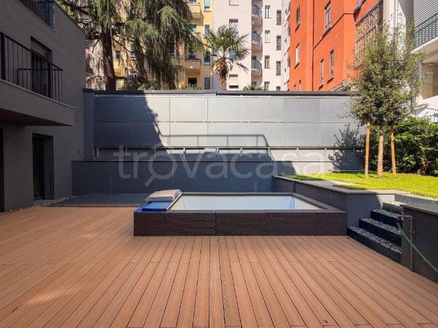 Villa in affitto a Milano via Stendhal, arredato, giardino privato, box TrovaCasa