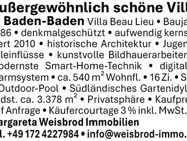 Villa in Baden Baden
