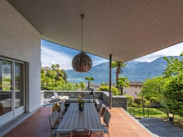 Villa mieten in Minusio - Garten