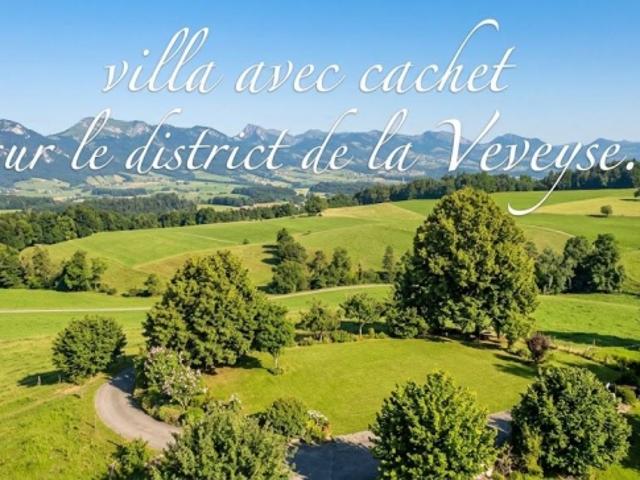 Villa mit Charakter im Stadtteil Veveyse