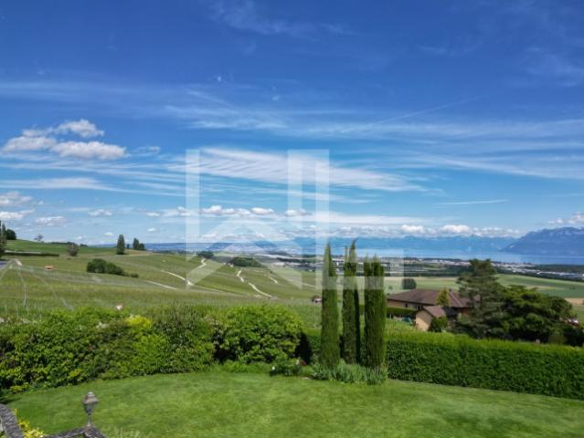 Villa mit atemberaubendem Blick auf die Küste, den See und die Alpen