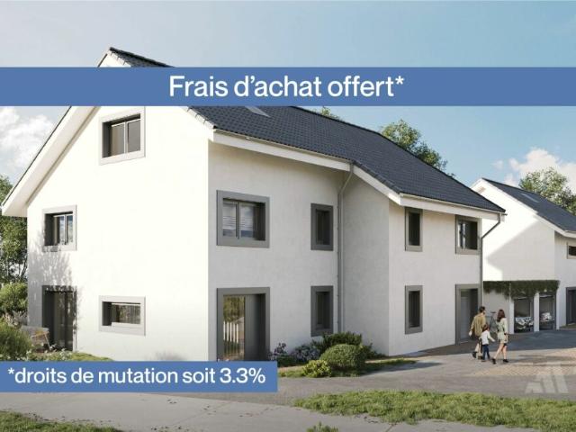 Villa mitoyenne 5.5 pièces lumineuse droit de mutation offert