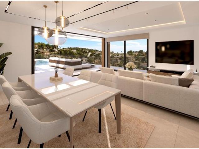 Villa Moderna en Empedrola II, Calpe – Vistas al Peñón y Piscina Privada