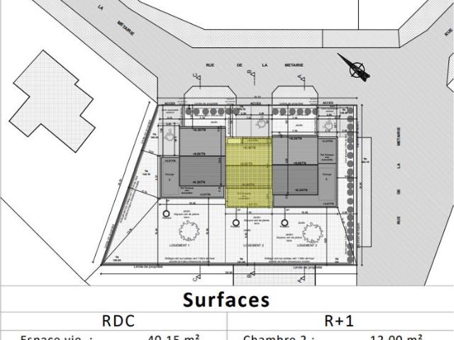 Villa neuve 4 pièces en R+1