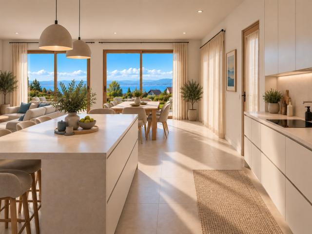 Villa Neuve À Évian Les Bains Vue Lac 4 Chambres Jardin Gara. 114m² Évian les Bains