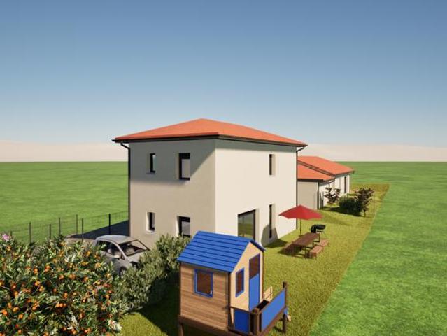 Villa neuve de T4 au coeur du hameau de Colombier Saugnieu