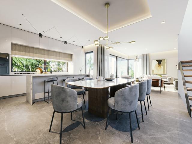 Villa, obra nueva, 4 dormitorios, piscina, Nueva Milla de Oro, Estepona