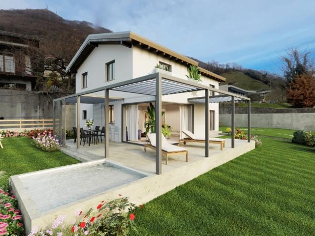 Villa panoramica con vista lago Personalizzala secondo il tuo stile Gordola